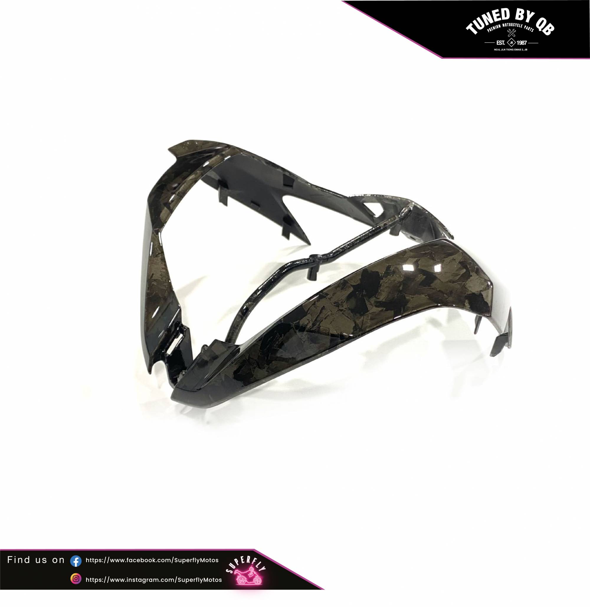 SUPERFLY HEAD COVER CARBON V3 YAMAHA Y15 V2