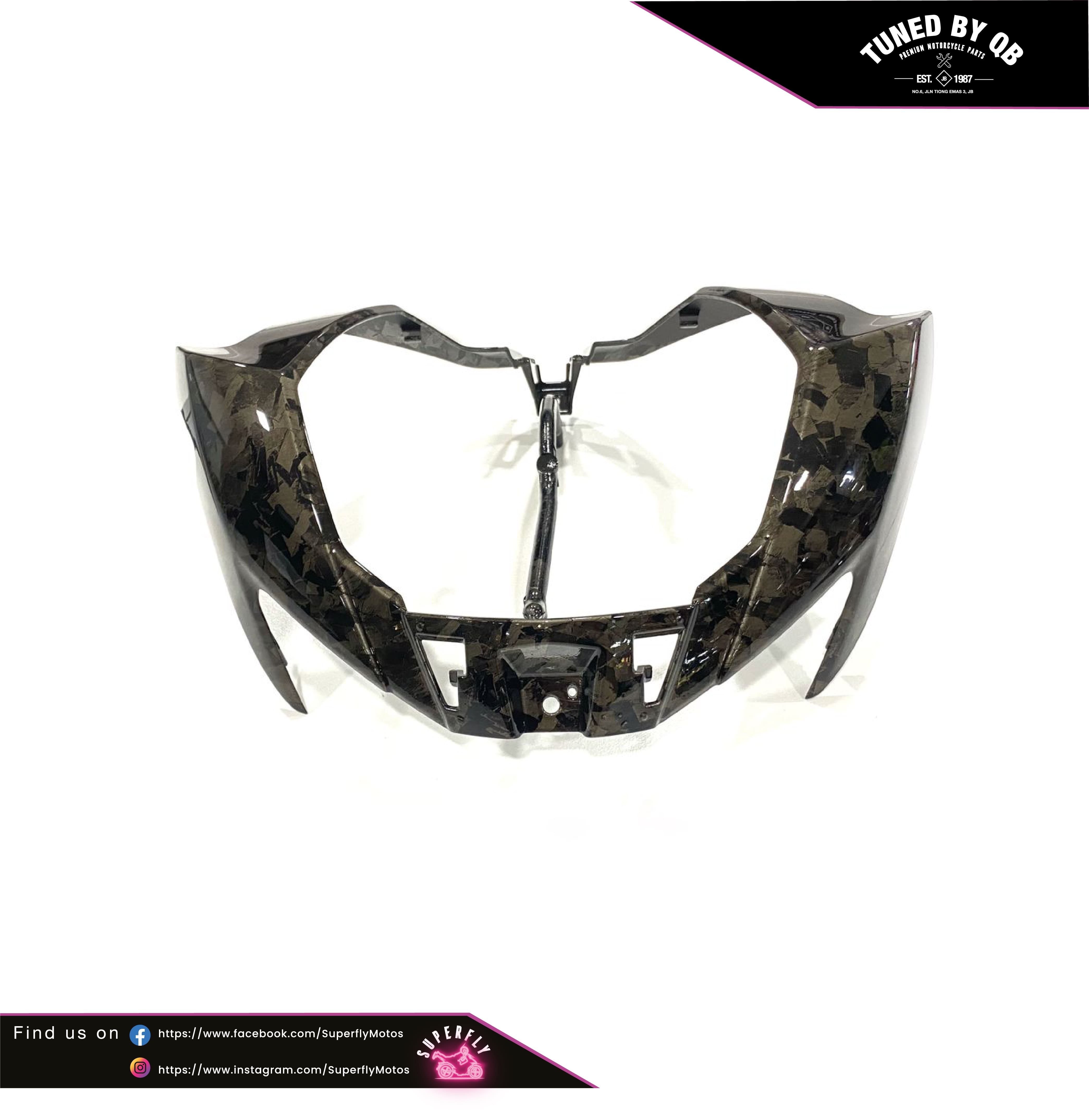 SUPERFLY HEAD COVER CARBON V3 YAMAHA Y15 V2